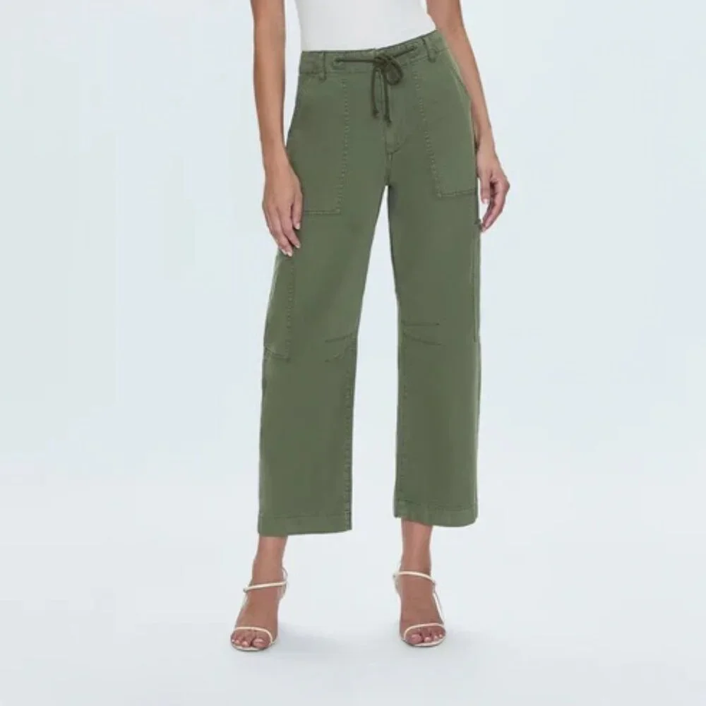 NEW Pistola Sabrina Curved Utility Pants - Meadow Green - Picture 11 of 11